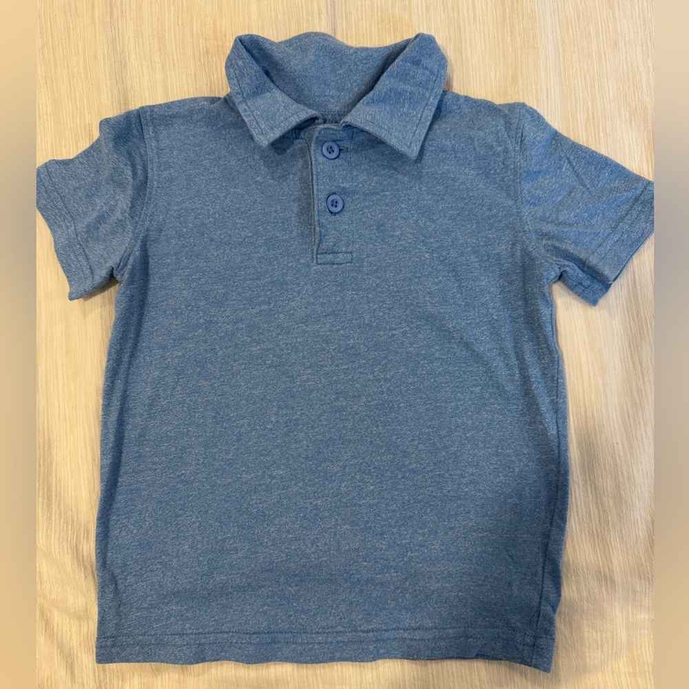 Jumping Beans Blue Polo Shirt Short Sleeve Knit